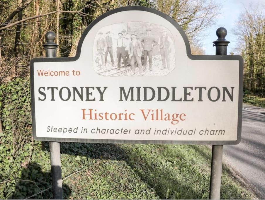 Babbling Brook Cottage Stony Middleton Exterior foto